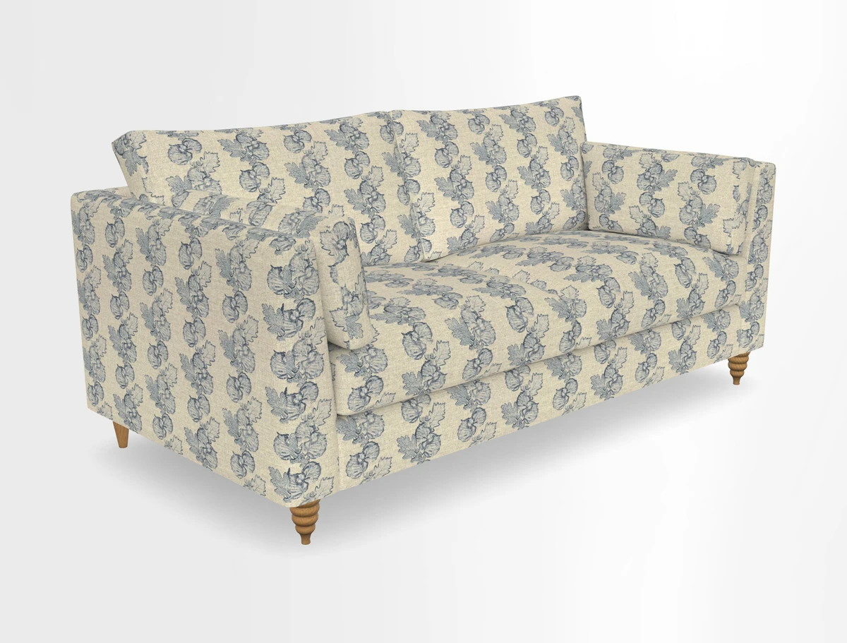 Saltdean 3 seater sofa in Covertex Lombardia Bianco