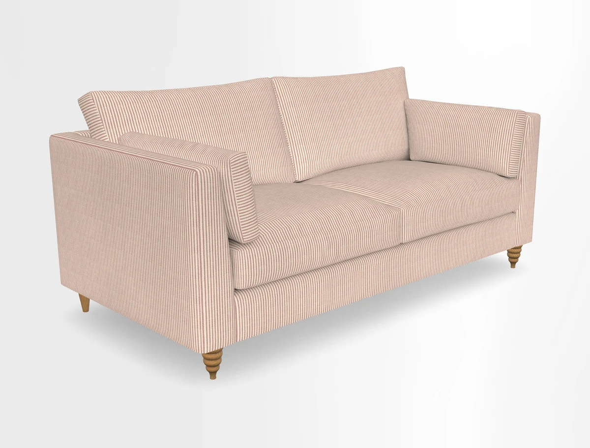 Saltdean 3 seater sofa in Covertex Lombardia Bianco