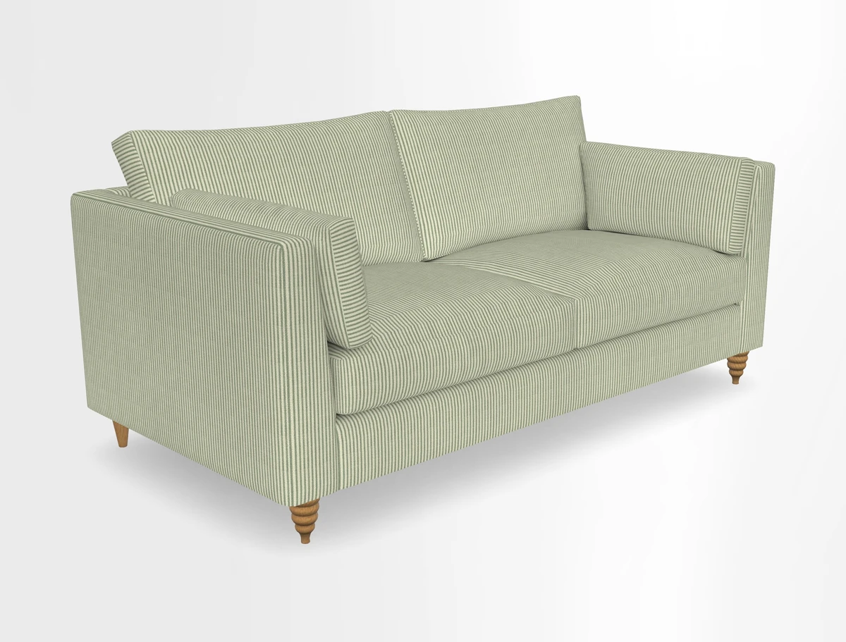 Saltdean 3 seater sofa in Covertex Lombardia Bianco