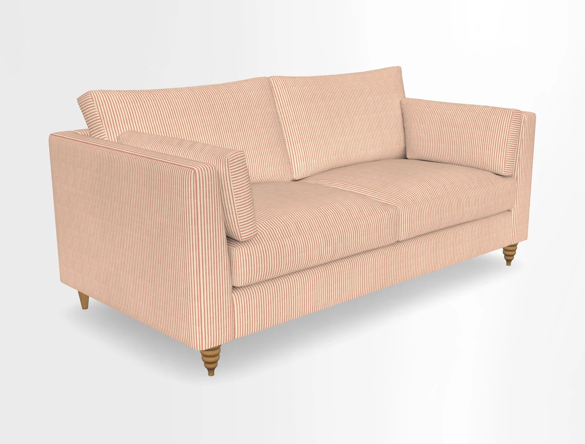 Saltdean 3 seater sofa in Covertex Lombardia Bianco