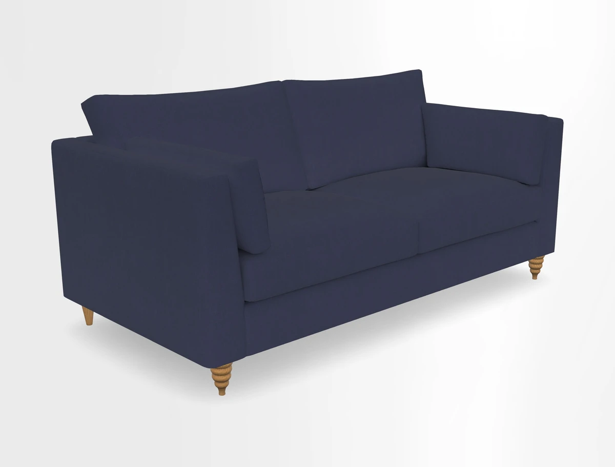 Saltdean 3 seater sofa in Covertex Lombardia Bianco
