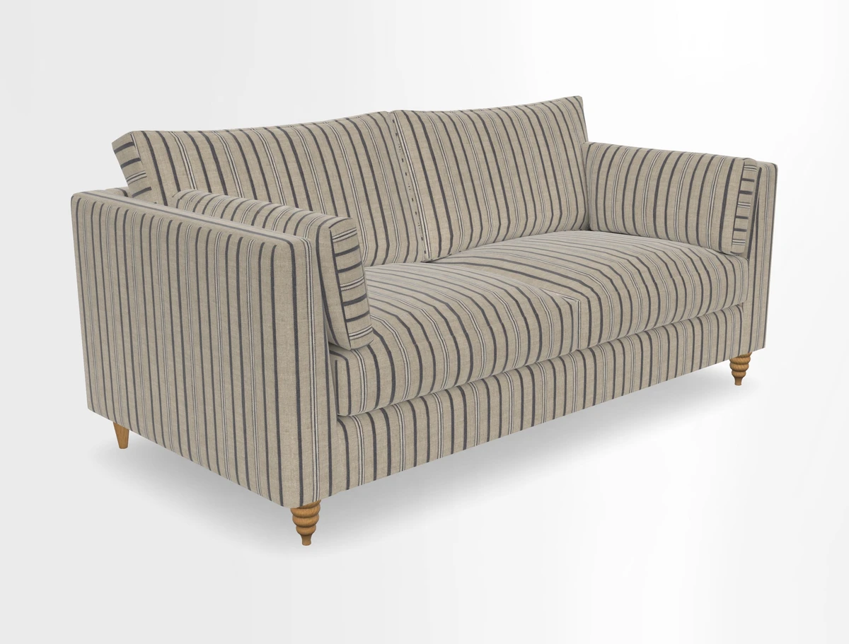 Saltdean 3 seater sofa in Covertex Lombardia Bianco