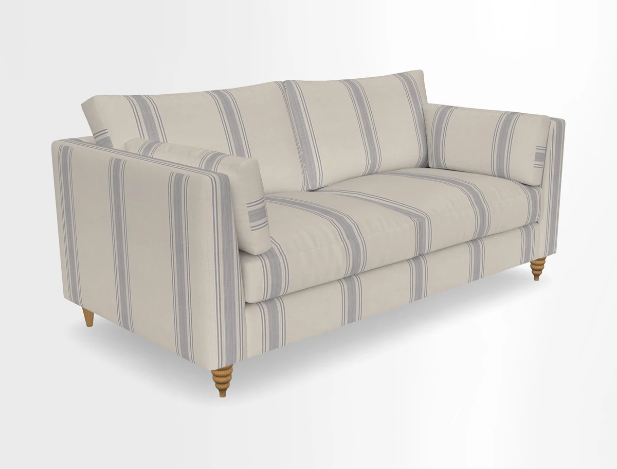 Saltdean 3 seater sofa in Covertex Lombardia Bianco