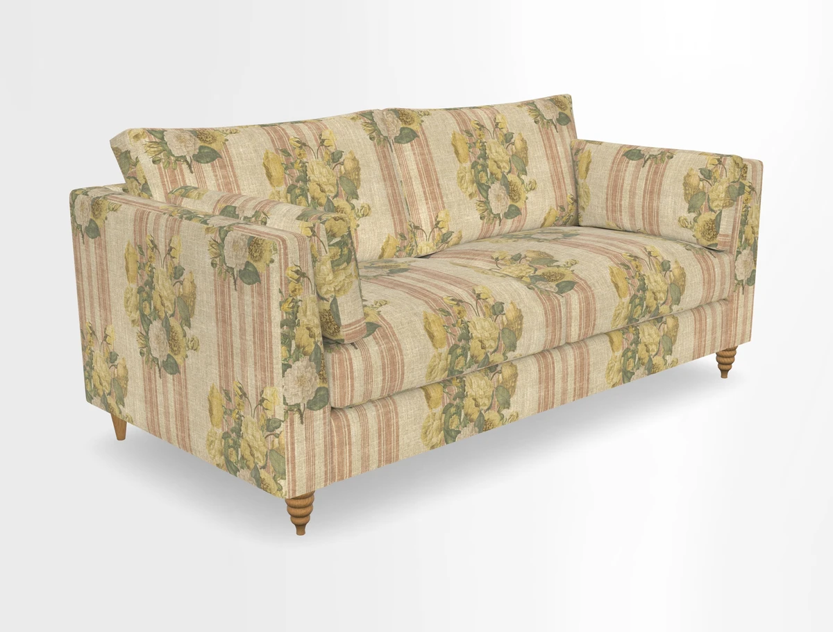 Saltdean 3 seater sofa in Covertex Lombardia Bianco