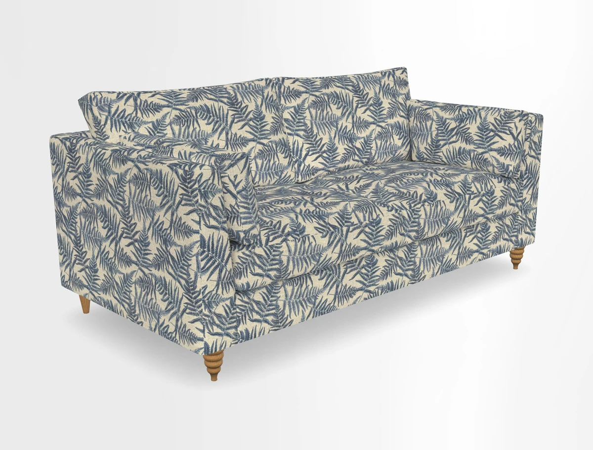 Saltdean 3 seater sofa in Covertex Lombardia Bianco