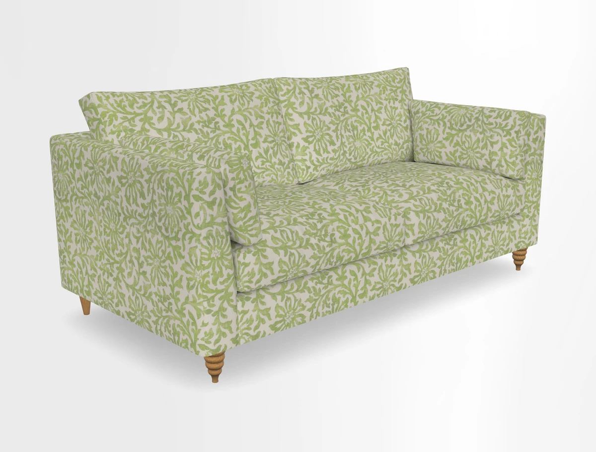 Saltdean 3 seater sofa in Covertex Lombardia Bianco