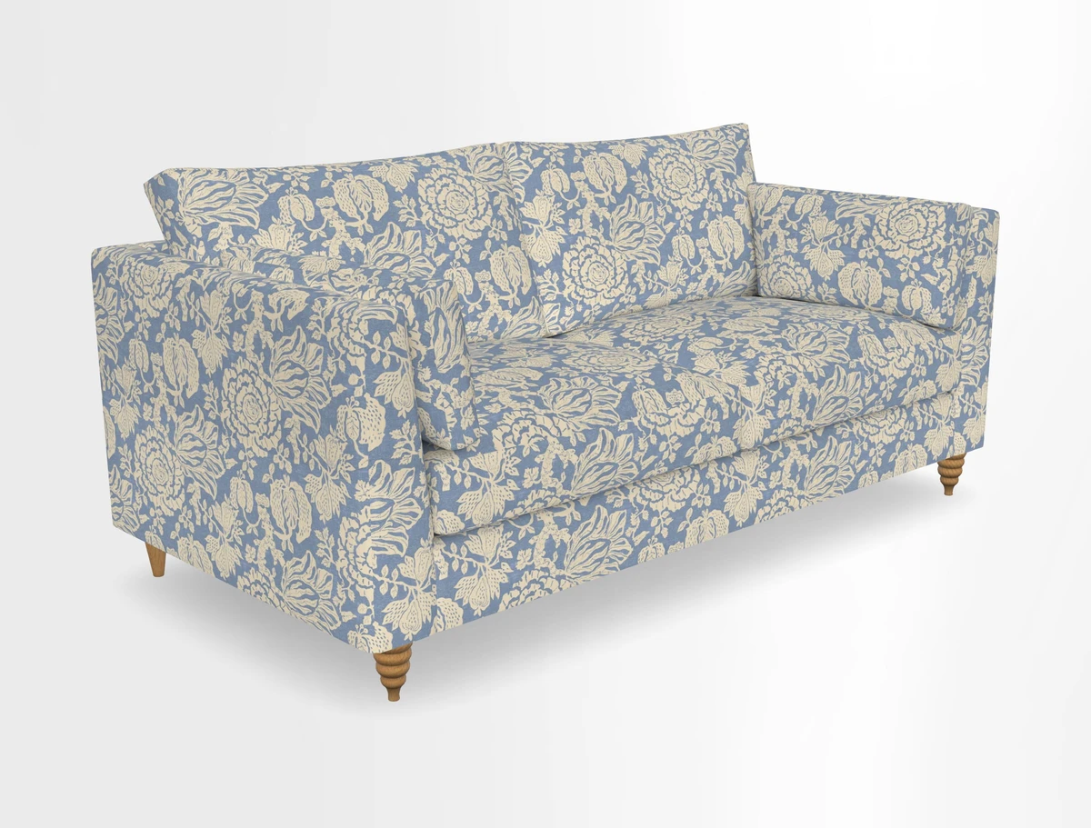 Saltdean 3 seater sofa in Covertex Lombardia Bianco