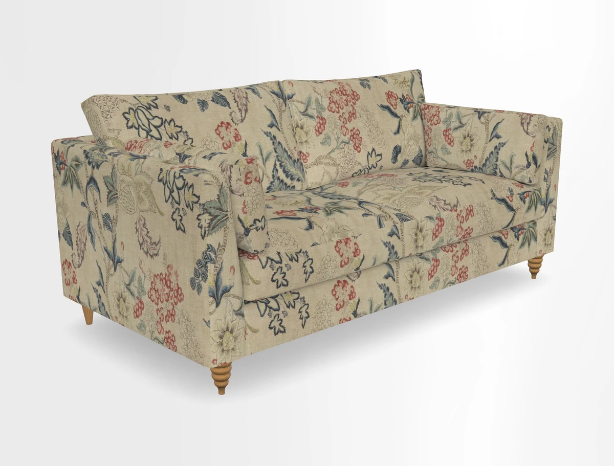 Saltdean 3 seater sofa in Covertex Lombardia Bianco