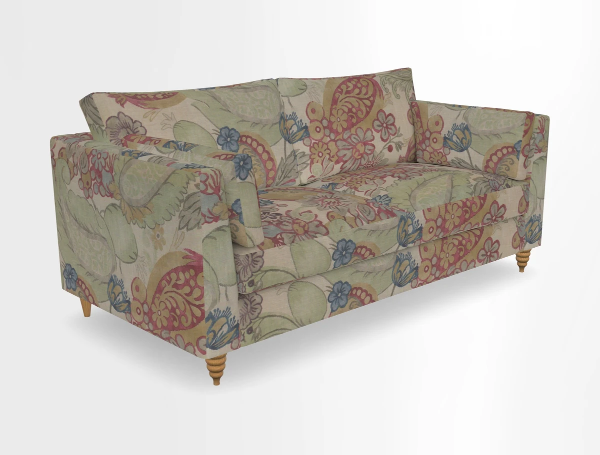 Saltdean 3 seater sofa in Covertex Lombardia Bianco