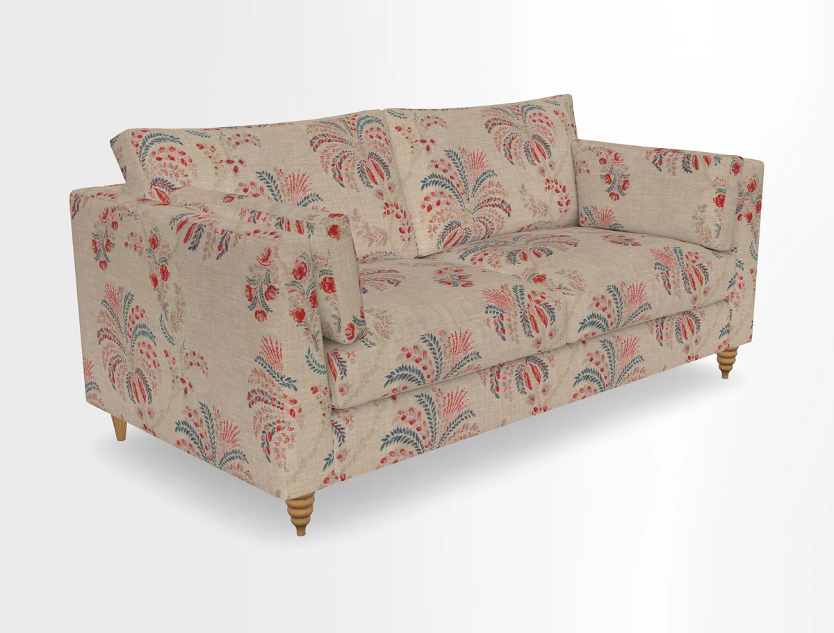 Saltdean 3 seater sofa in Covertex Lombardia Bianco