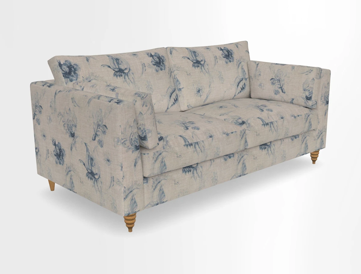 Saltdean 3 seater sofa in Covertex Lombardia Bianco