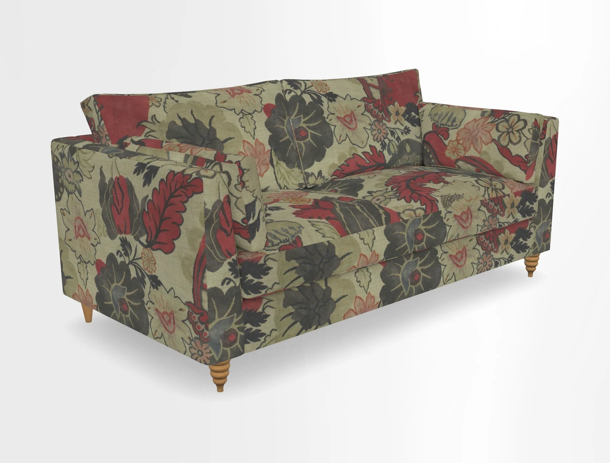Saltdean 3 seater sofa in Covertex Lombardia Bianco
