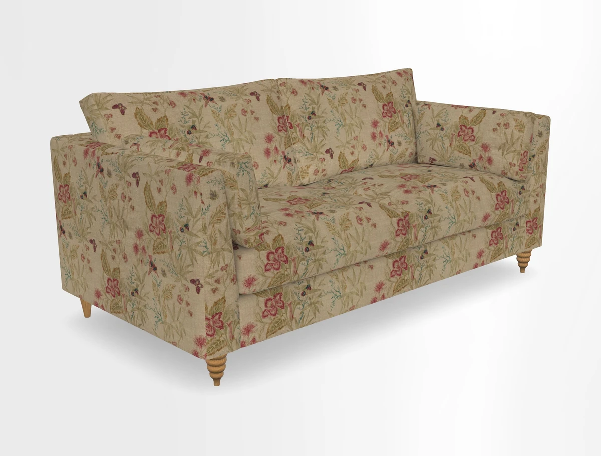 Saltdean 3 seater sofa in Covertex Lombardia Bianco