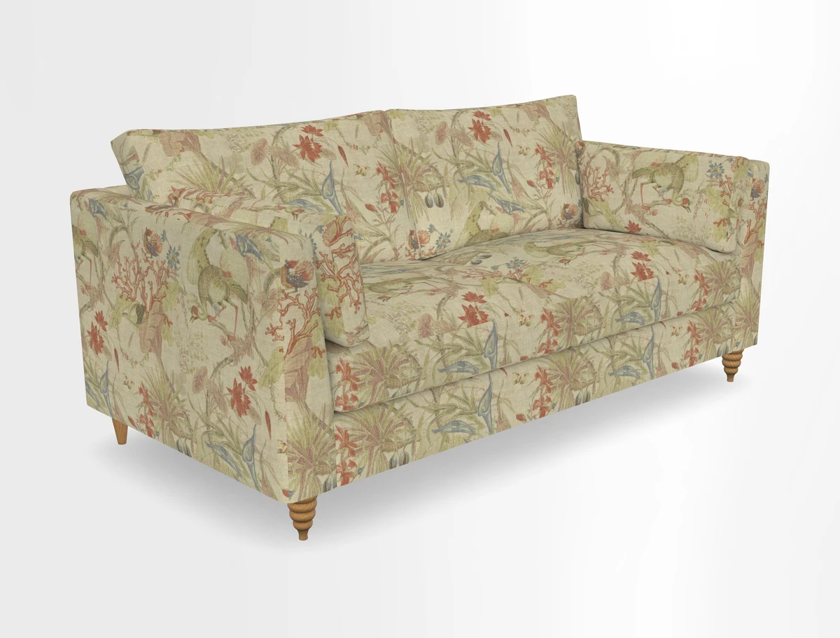 Saltdean 3 seater sofa in Covertex Lombardia Bianco