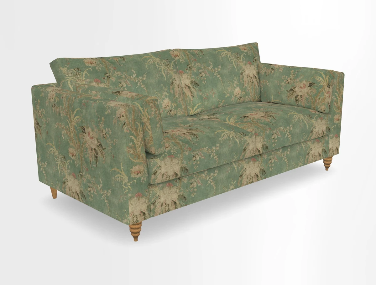 Saltdean 3 seater sofa in Covertex Lombardia Bianco