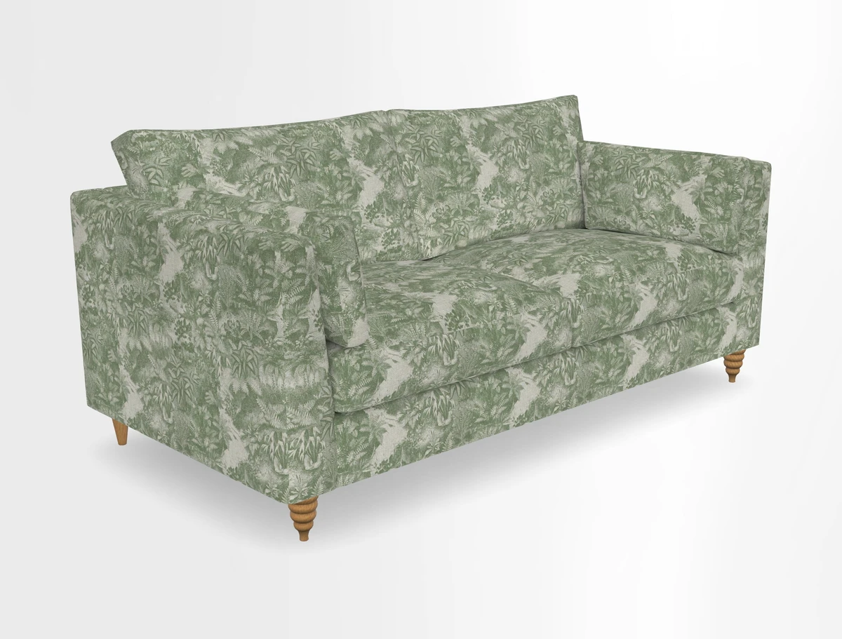 Saltdean 3 seater sofa in Covertex Lombardia Bianco