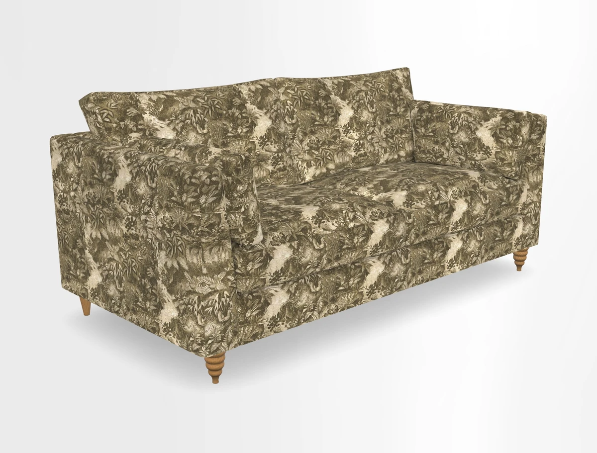 Saltdean 3 seater sofa in Covertex Lombardia Bianco