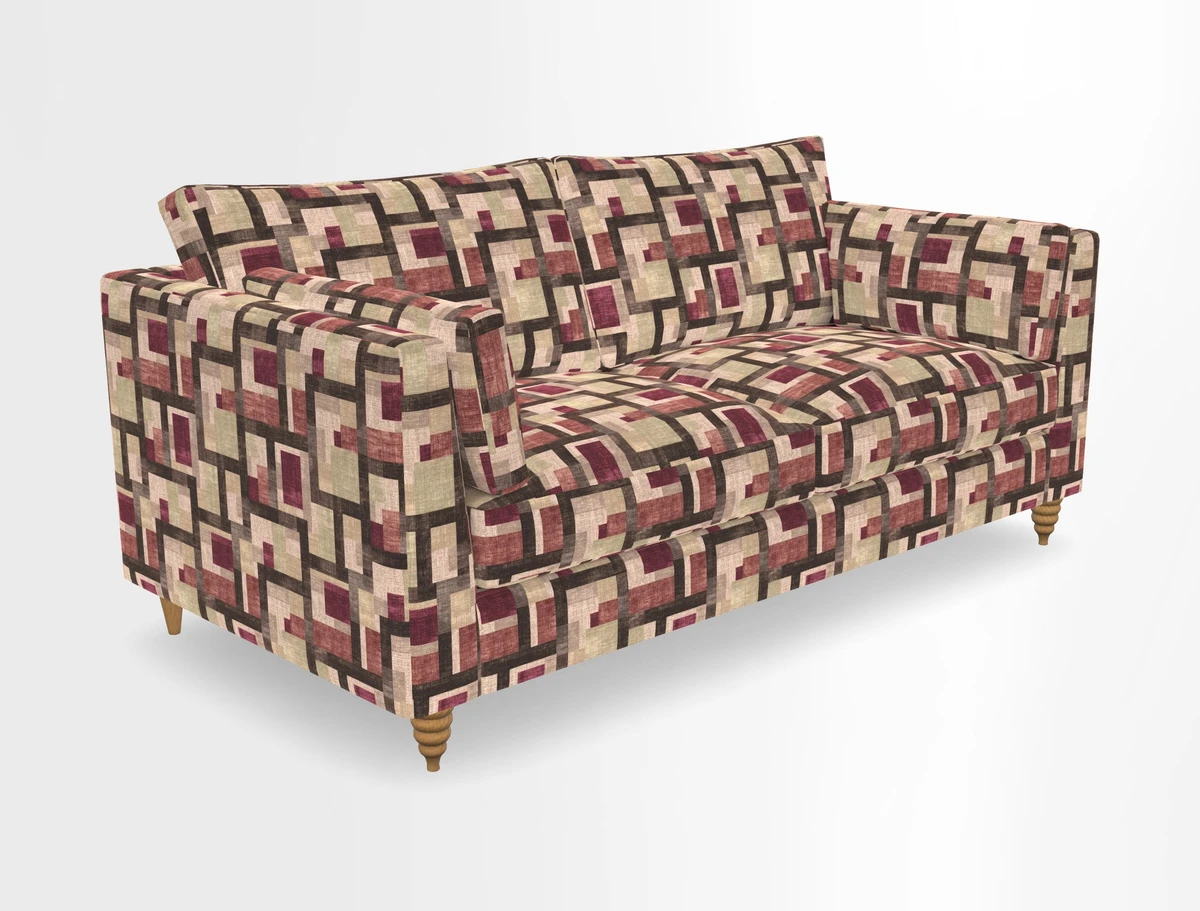 Saltdean 3 seater sofa in Covertex Lombardia Bianco