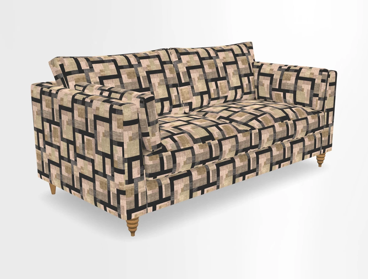 Saltdean 3 seater sofa in Covertex Lombardia Bianco