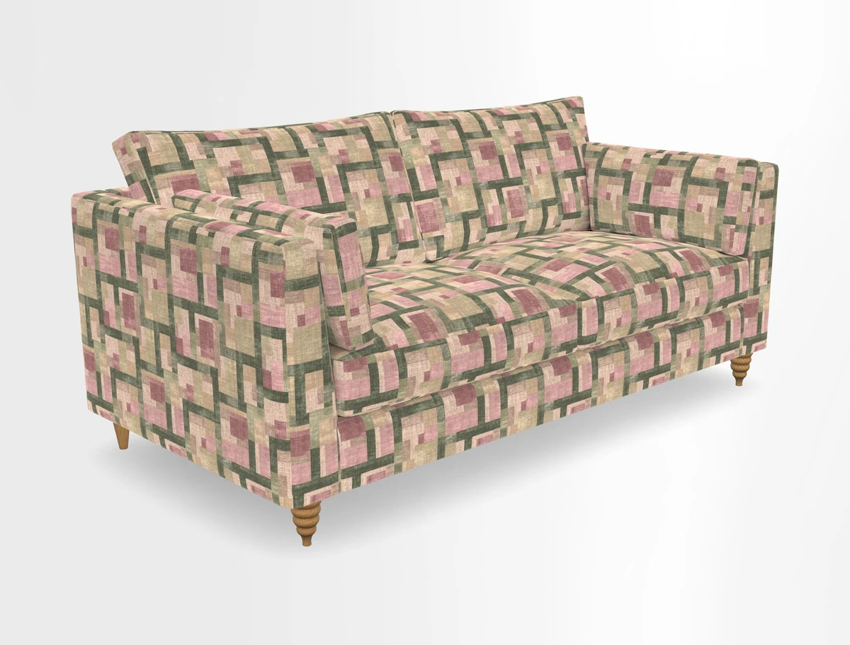 Saltdean 3 seater sofa in Covertex Lombardia Bianco