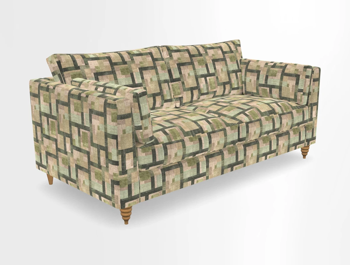 Saltdean 3 seater sofa in Covertex Lombardia Bianco