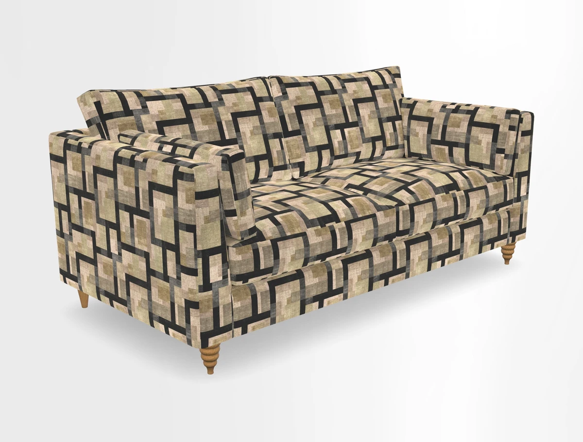 Saltdean 3 seater sofa in Covertex Lombardia Bianco