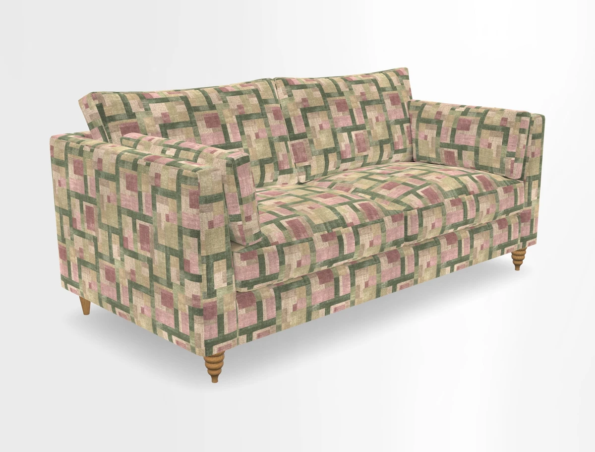 Saltdean 3 seater sofa in Covertex Lombardia Bianco