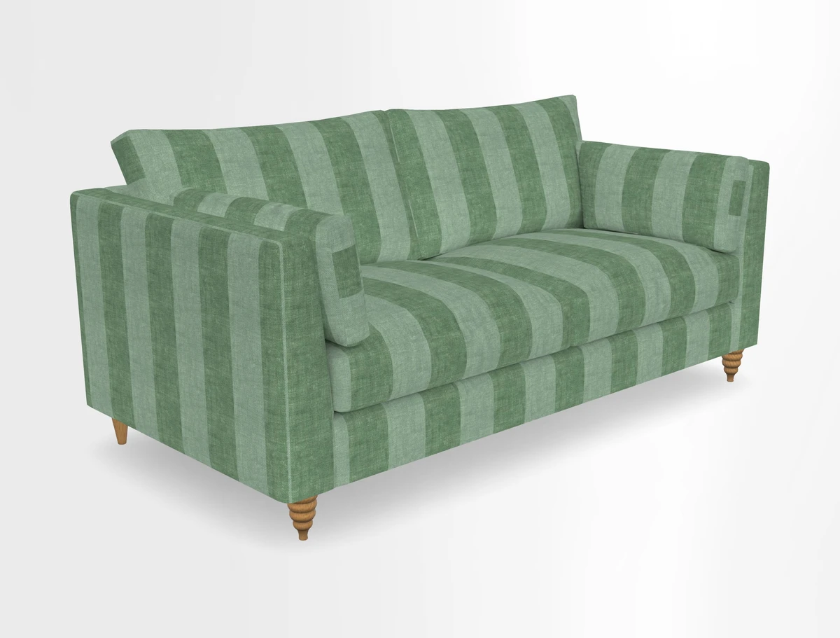Saltdean 3 seater sofa in Covertex Lombardia Bianco