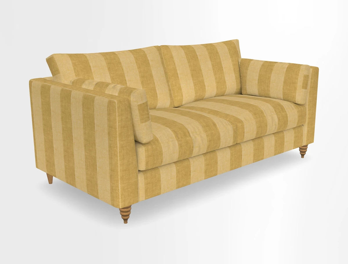 Saltdean 3 seater sofa in Covertex Lombardia Bianco