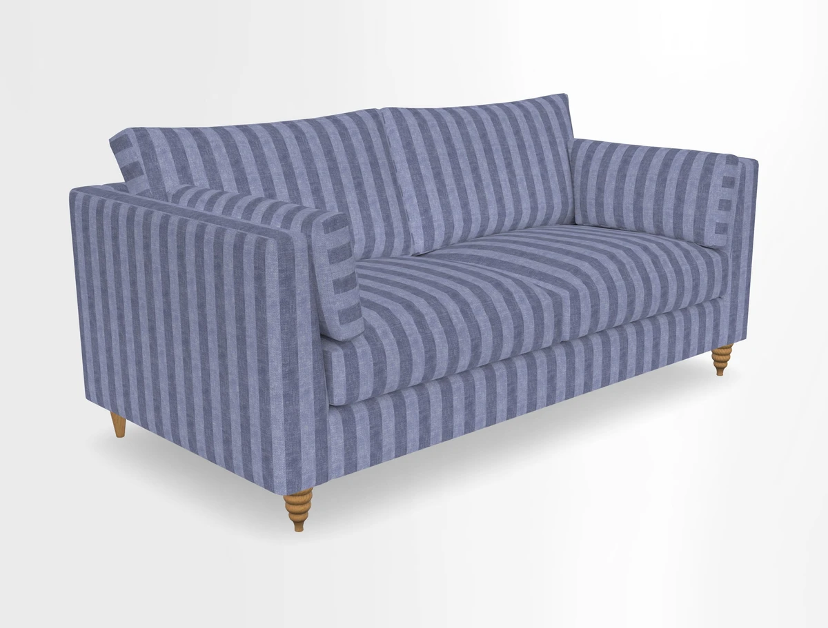 Saltdean 3 seater sofa in Covertex Lombardia Bianco
