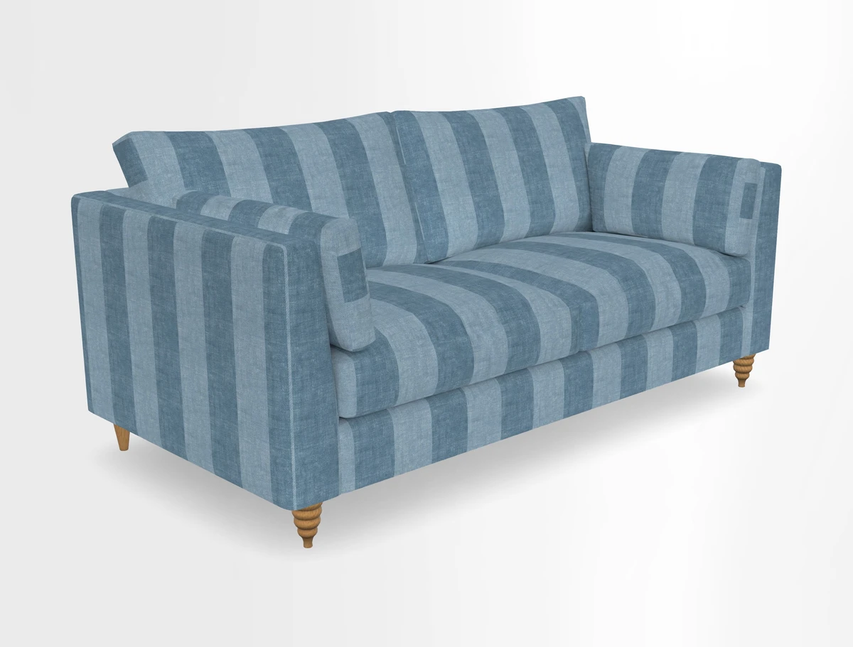 Saltdean 3 seater sofa in Covertex Lombardia Bianco