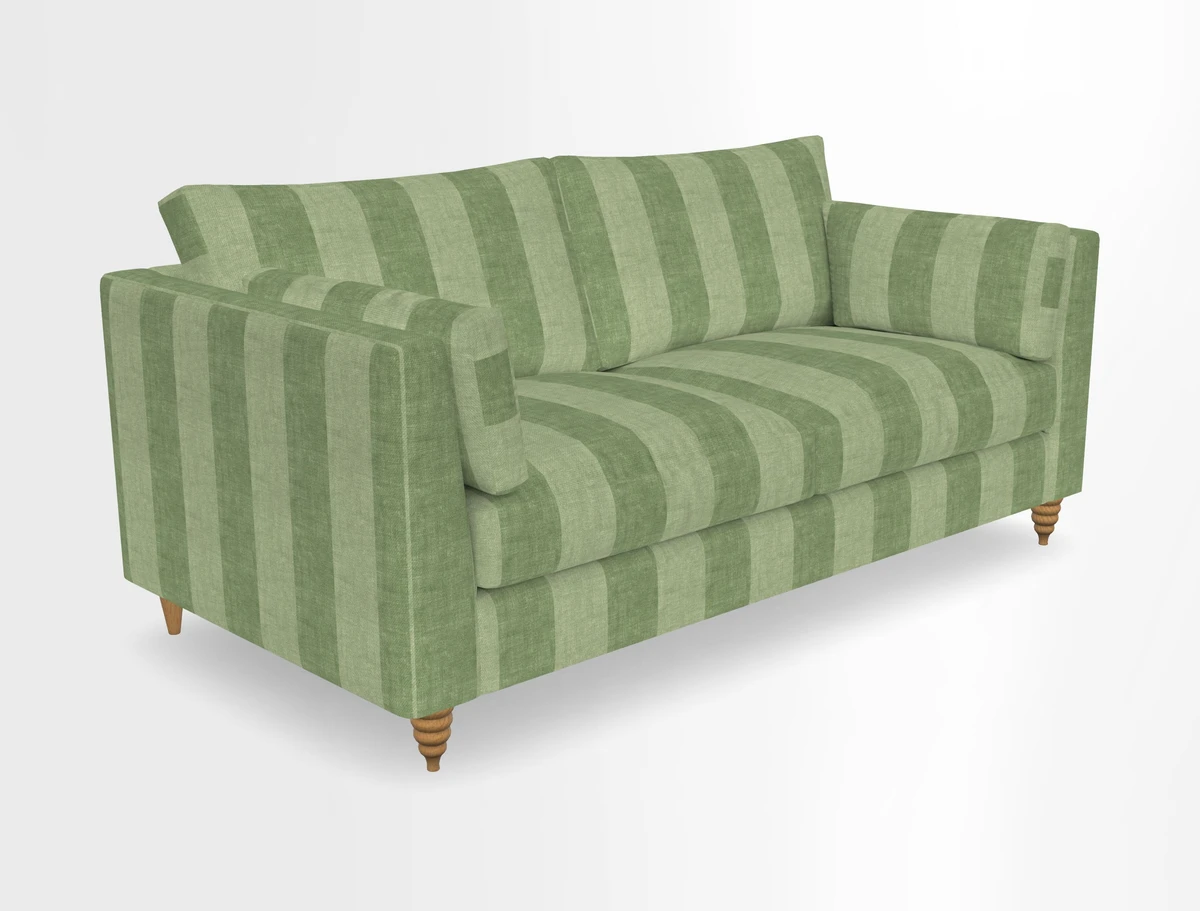 Saltdean 3 seater sofa in Covertex Lombardia Bianco