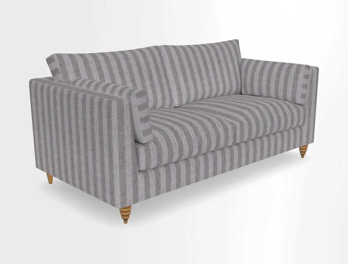 Saltdean 3 seater sofa in Covertex Lombardia Bianco