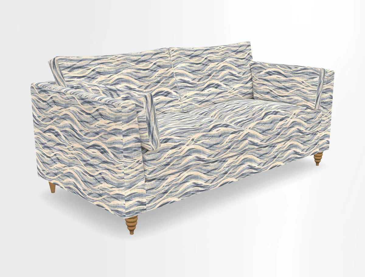Saltdean 3 seater sofa in Covertex Lombardia Bianco