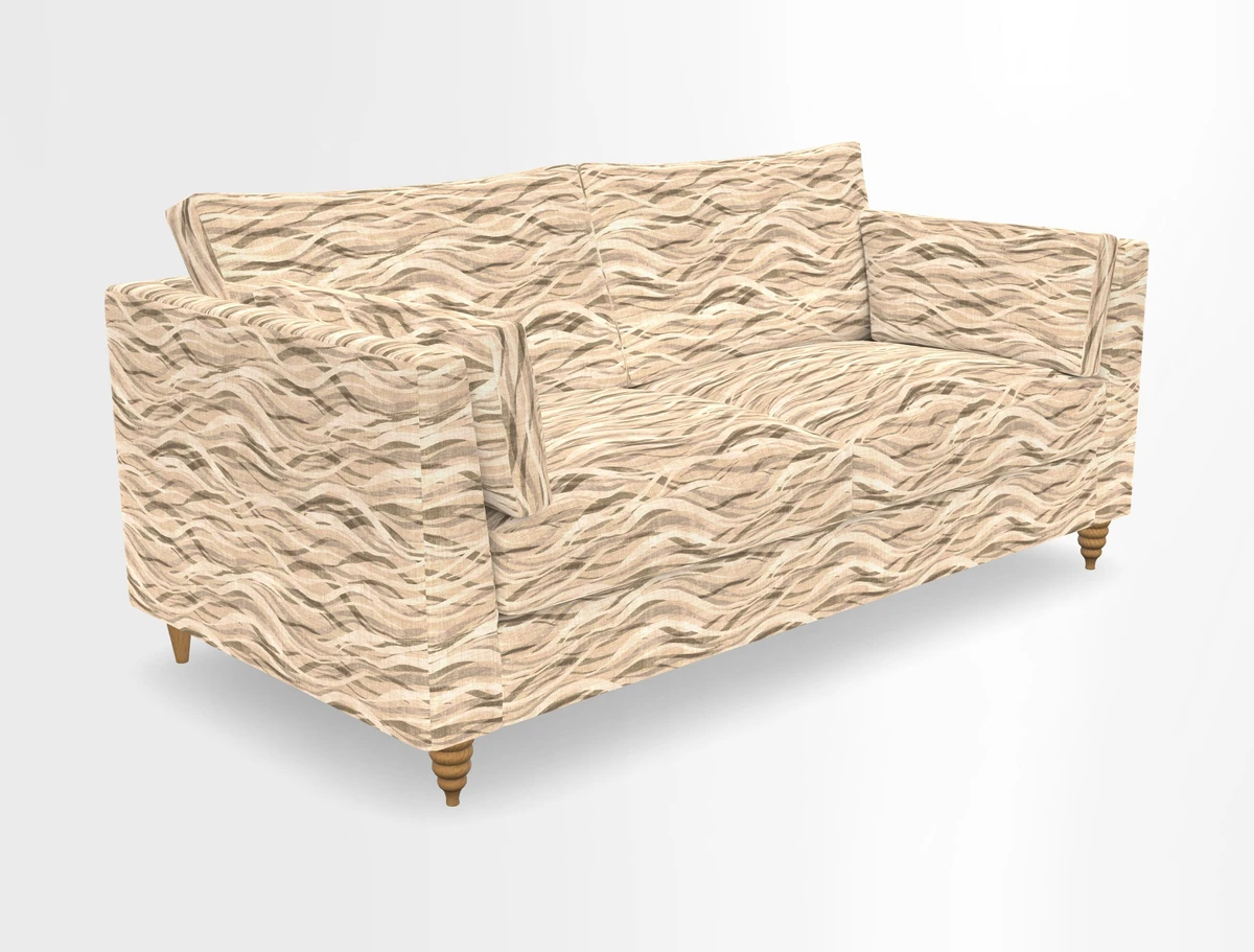 Saltdean 3 seater sofa in Covertex Lombardia Bianco