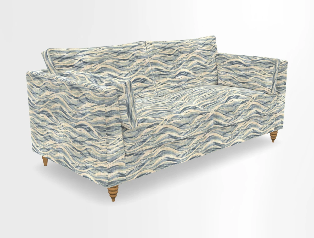 Saltdean 3 seater sofa in Covertex Lombardia Bianco