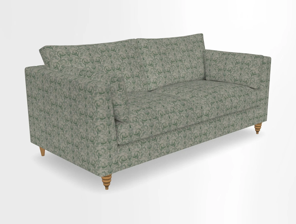 Saltdean 3 seater sofa in Covertex Lombardia Bianco