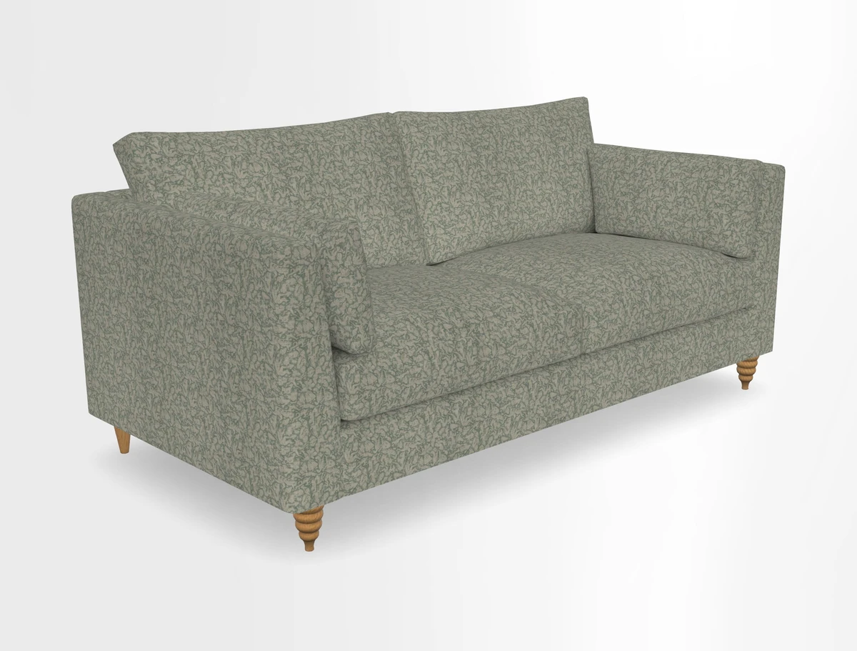 Saltdean 3 seater sofa in Covertex Lombardia Bianco