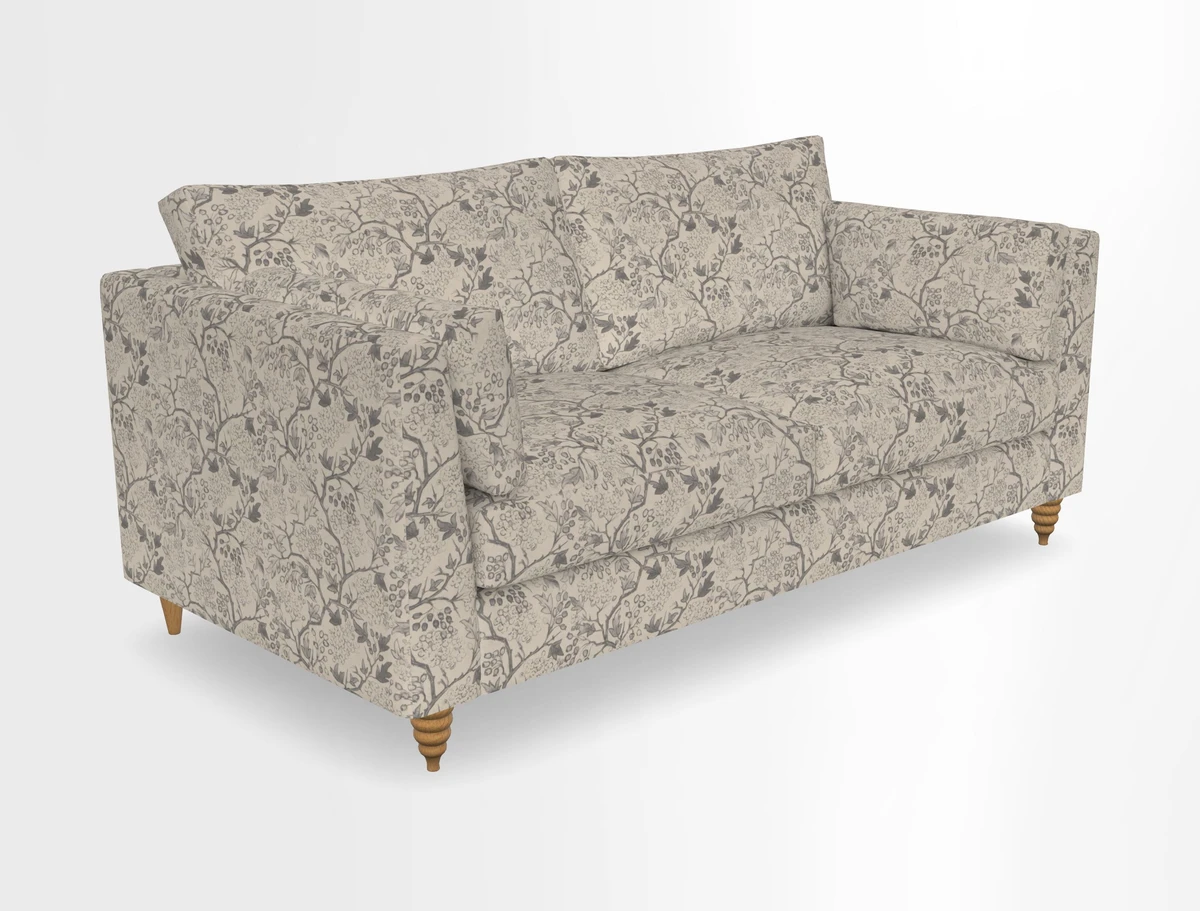 Saltdean 3 seater sofa in Covertex Lombardia Bianco