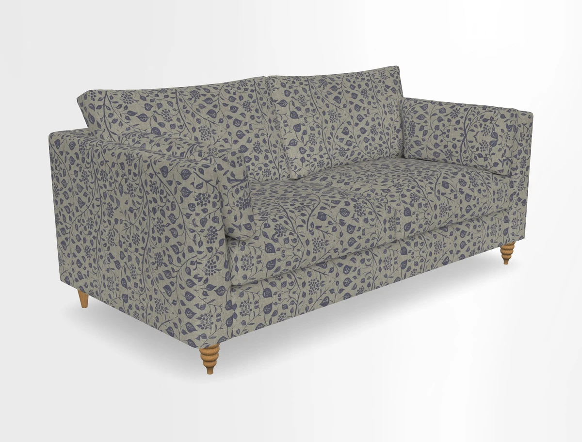 Saltdean 3 seater sofa in Covertex Lombardia Bianco