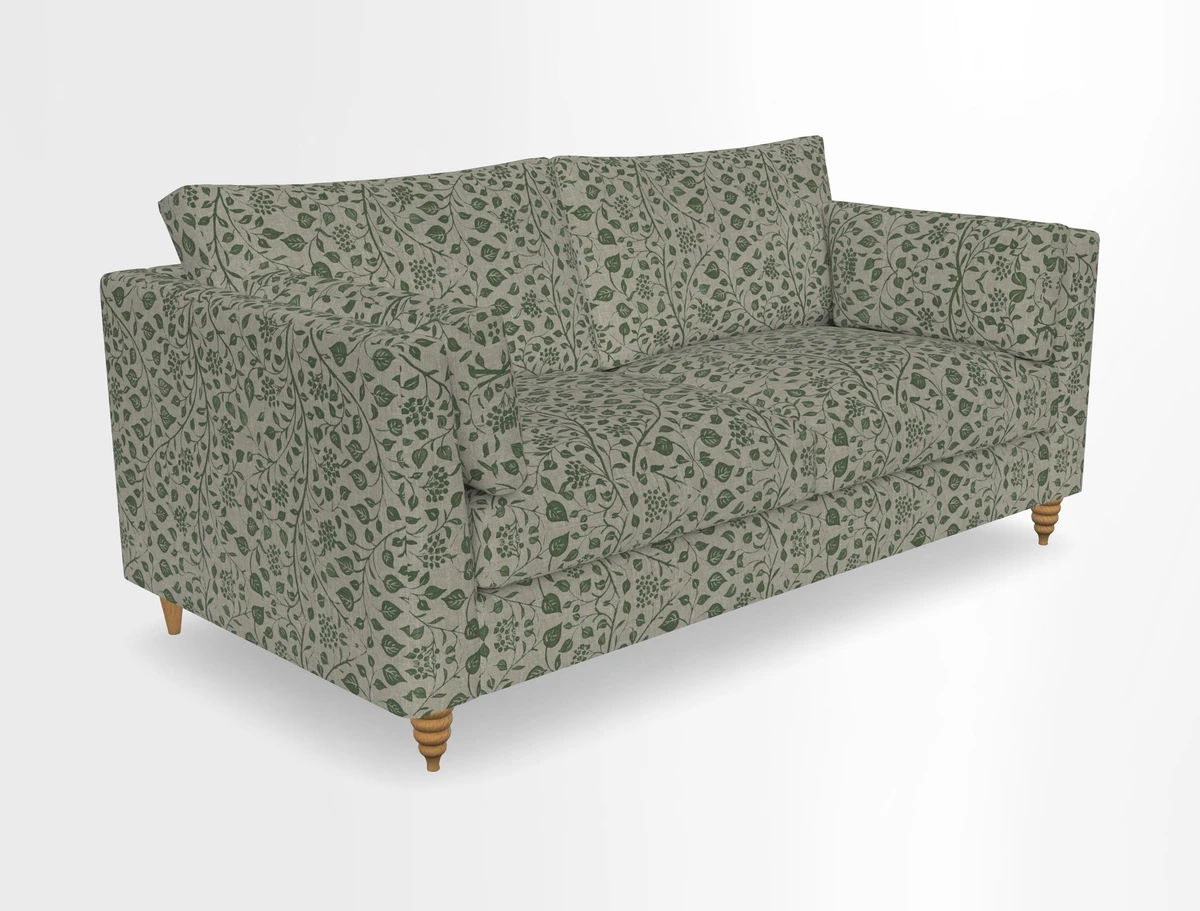 Saltdean 3 seater sofa in Covertex Lombardia Bianco