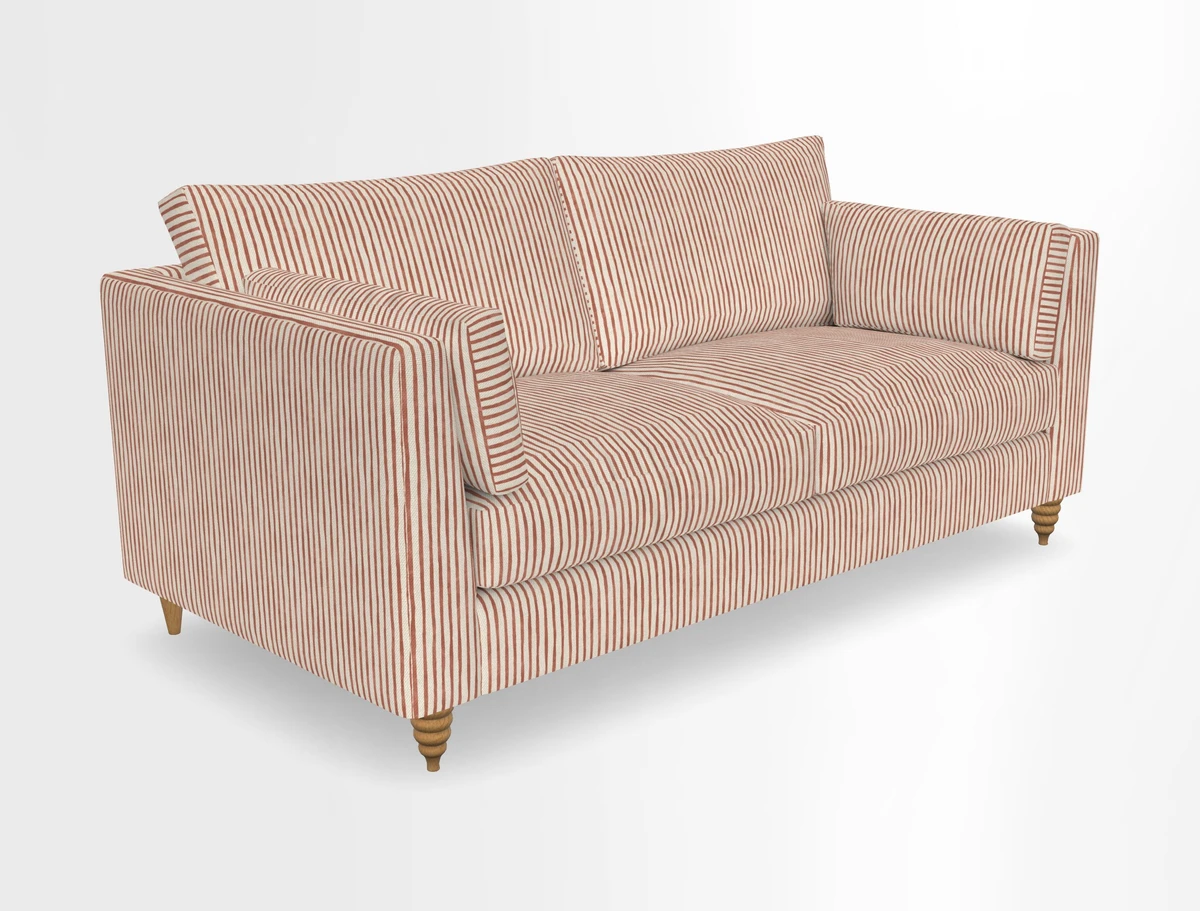 Saltdean 3 seater sofa in Covertex Lombardia Bianco