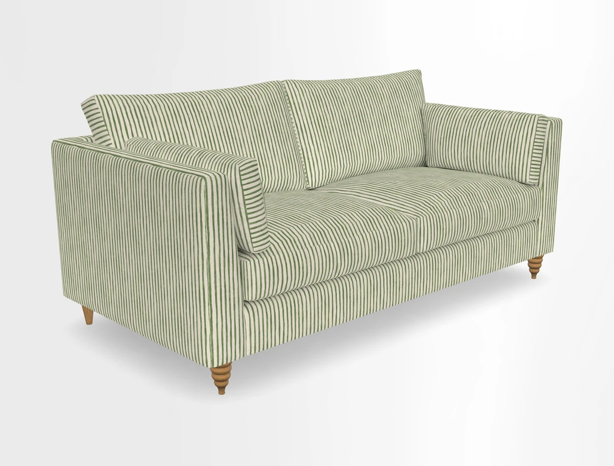 Saltdean 3 seater sofa in Covertex Lombardia Bianco