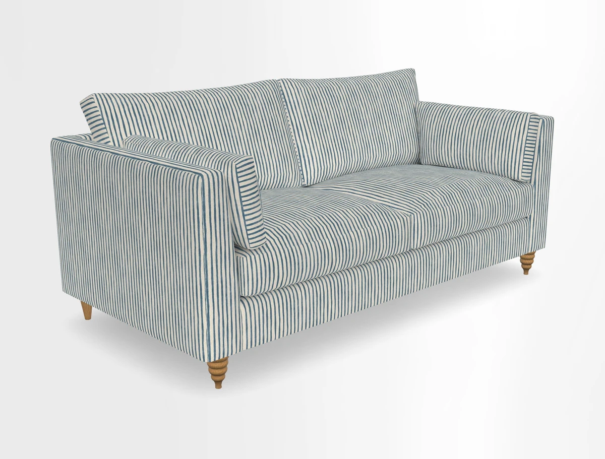 Saltdean 3 seater sofa in Covertex Lombardia Bianco