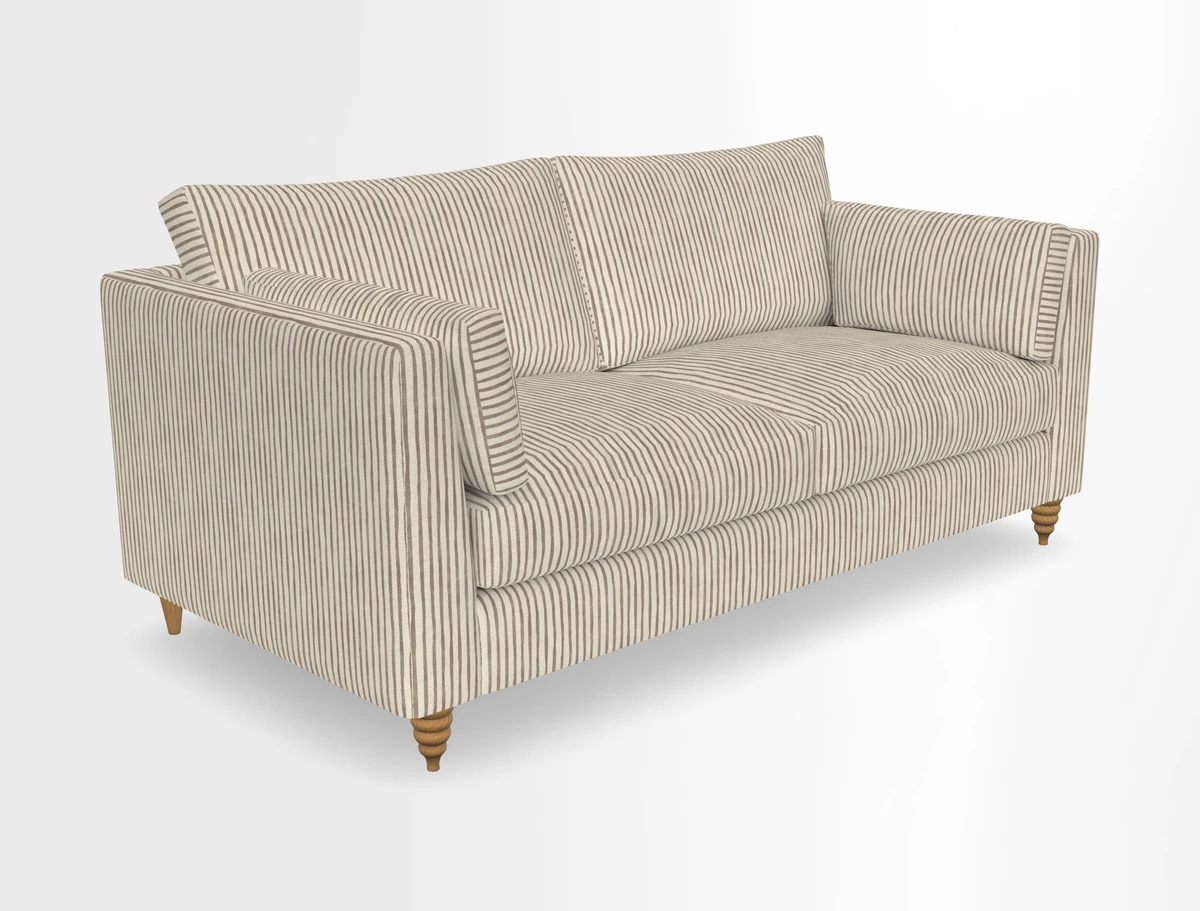 Saltdean 3 seater sofa in Covertex Lombardia Bianco