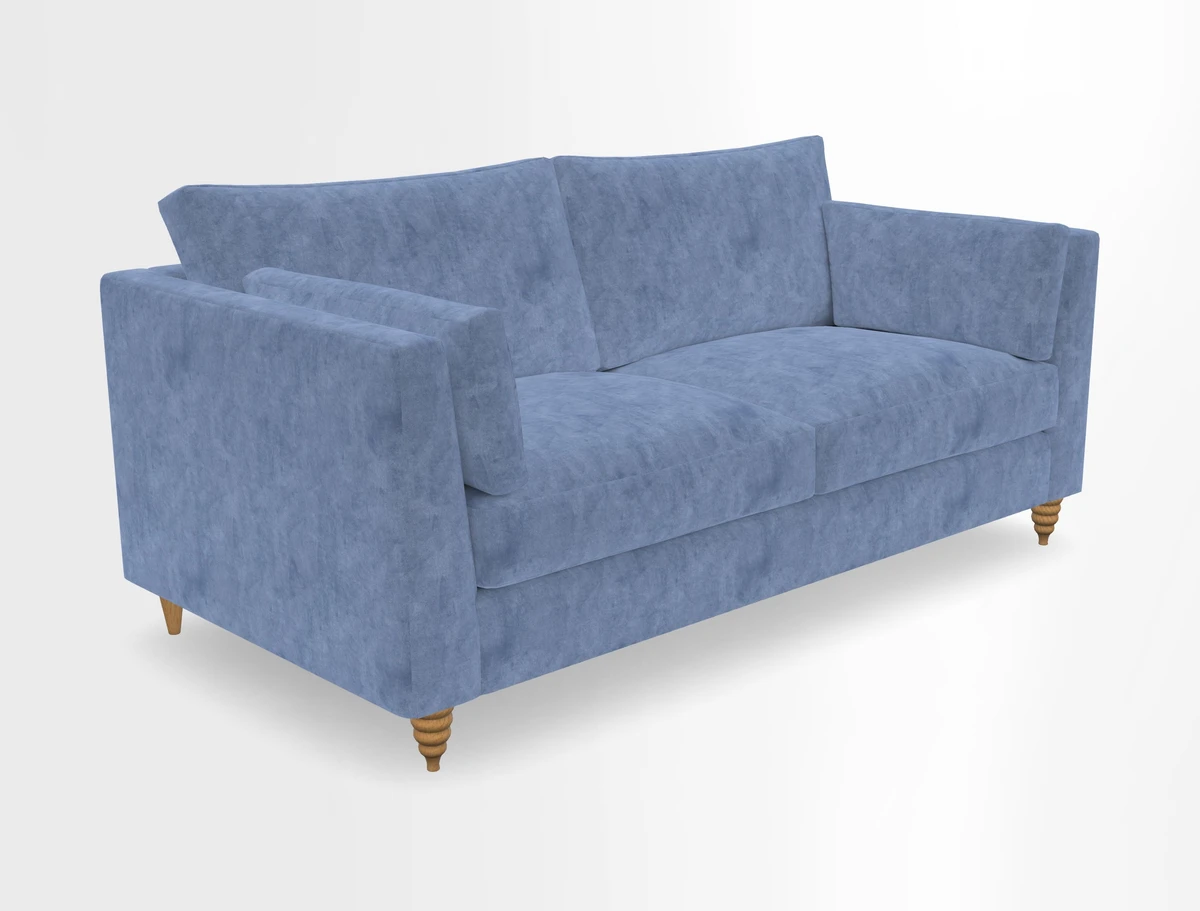Saltdean 3 seater sofa in Covertex Lombardia Bianco