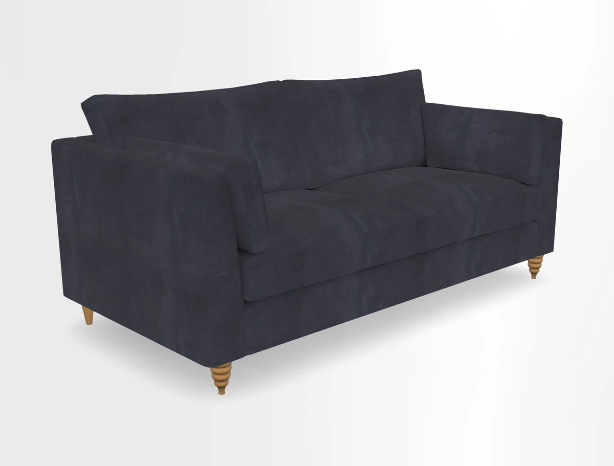 Saltdean 3 seater sofa in Covertex Lombardia Bianco