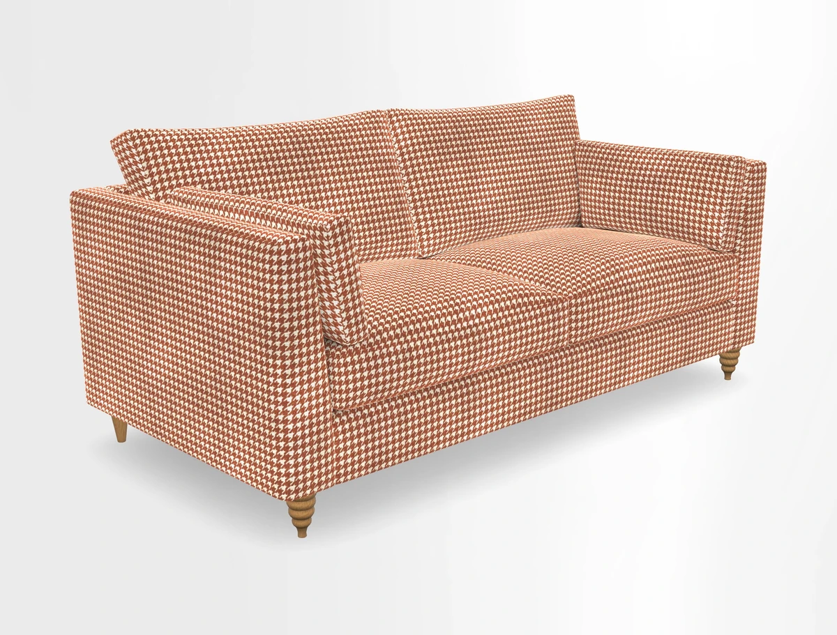 Saltdean 3 seater sofa in Covertex Lombardia Bianco
