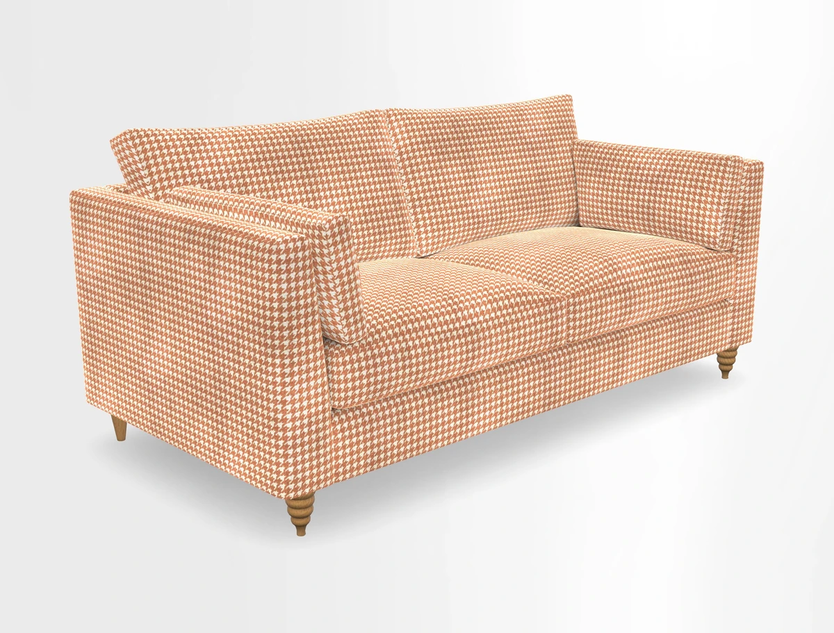 Saltdean 3 seater sofa in Covertex Lombardia Bianco