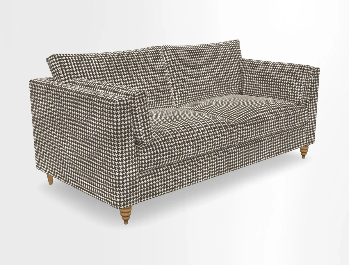 Saltdean 3 seater sofa in Covertex Lombardia Bianco